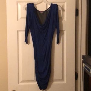 Royal blue dress